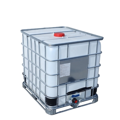 ISO9001 स्क्वायर IBC एचडीपीई रासायनिक भंडारण टैंक 1.2 * 1 * 1.5m