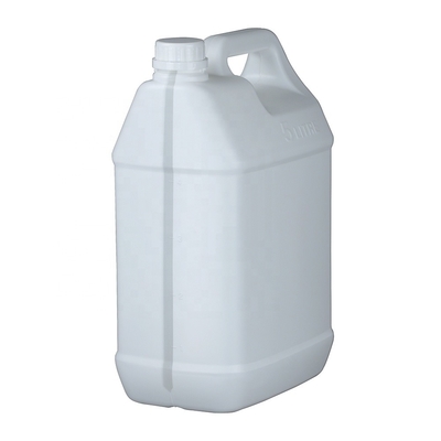 टिकाऊ पर्यावरण 299 मिमी स्क्वायर प्लास्टिक ड्रम 5L एचडीपीई बोतल 220G