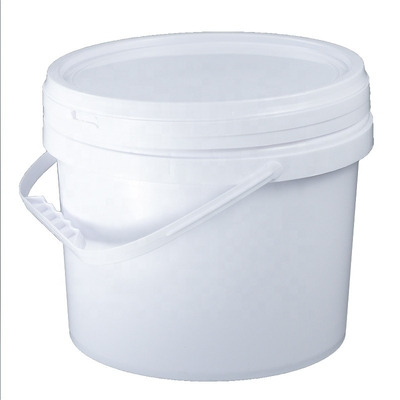 दीया 222mm पीपी व्हाइट 5l रासायनिक दौर प्लास्टिक कंटेनर 360g