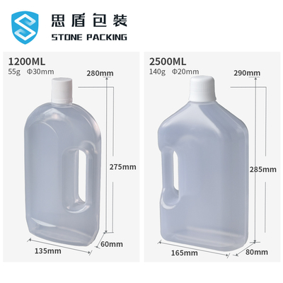 खाली 750ml प्लास्टिक की बोतलें 241*218*195mm